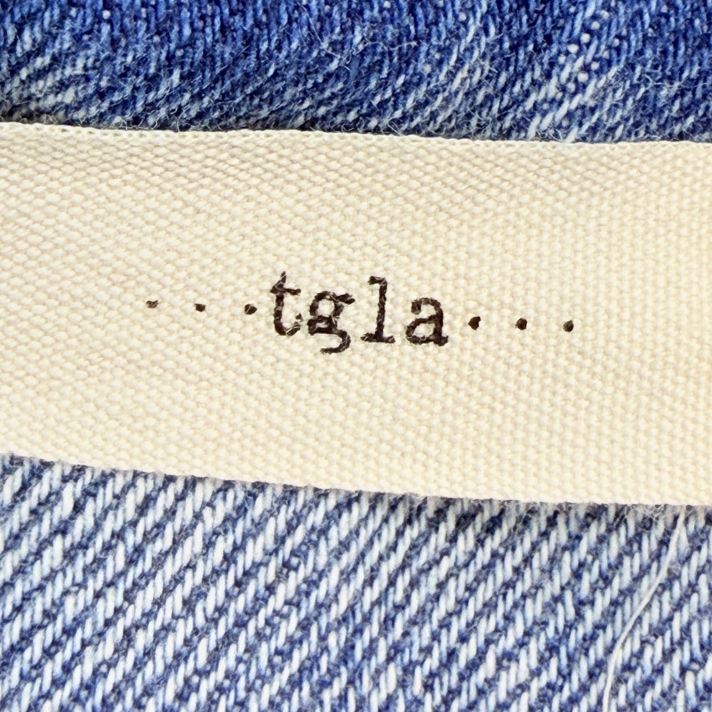 tgla Denim Yoked Ruffle Skirt - Picture 2 of 10